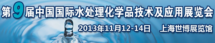 2013第九屆中國國際水處理化學品技術(shù)及應(yīng)用展覽會