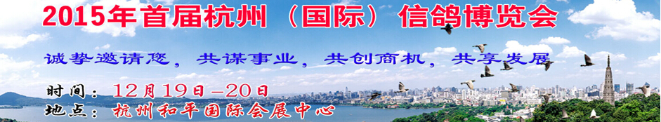 2015首屆杭州(國際)信鴿博覽會